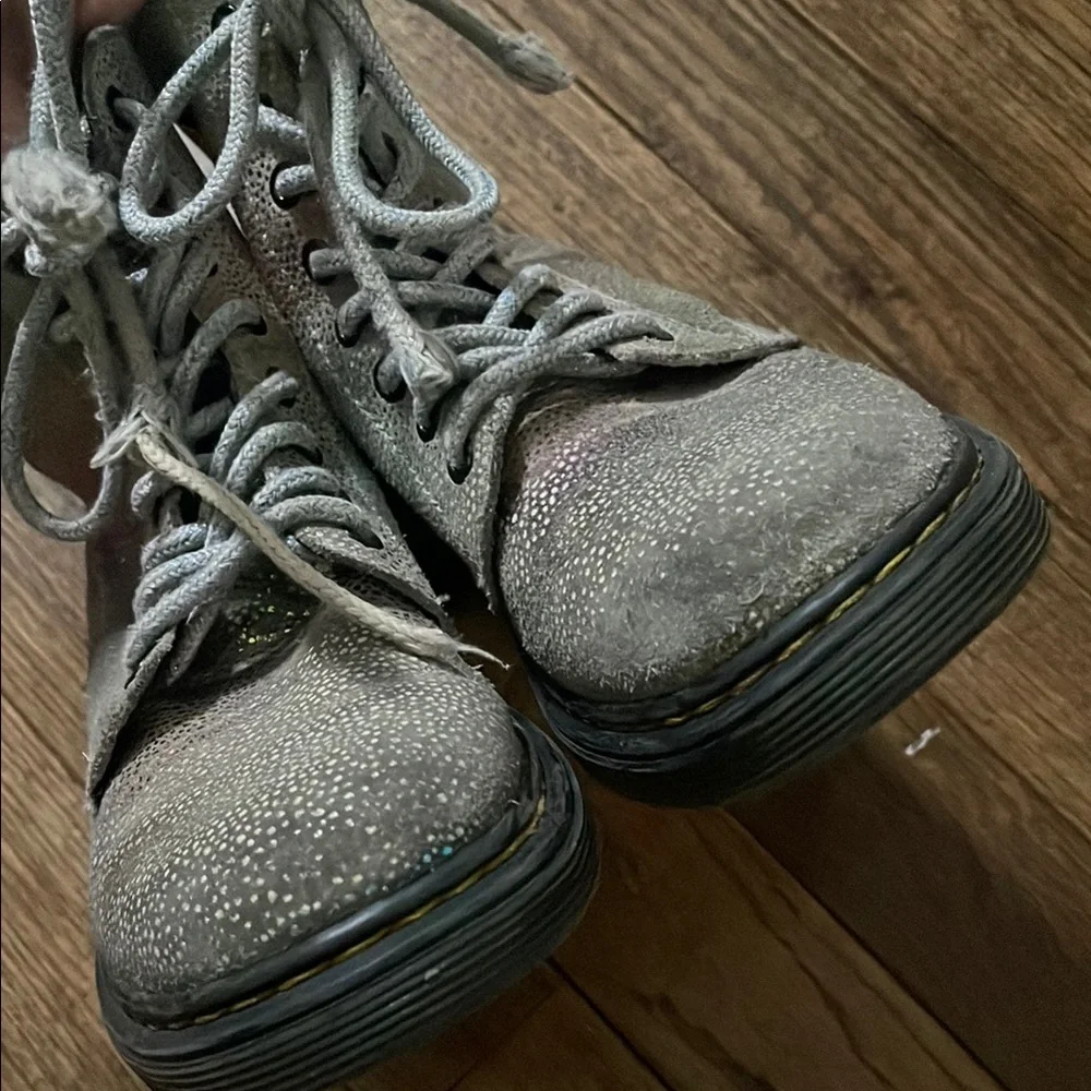 Dr. Martens Iridescent High-Top Sneakers